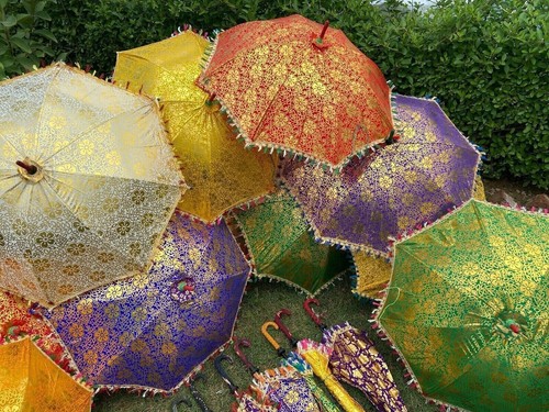 Indian mehndi decor umbrella - decor,