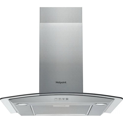 Hotpoint 70cm curved glass - 70cm,