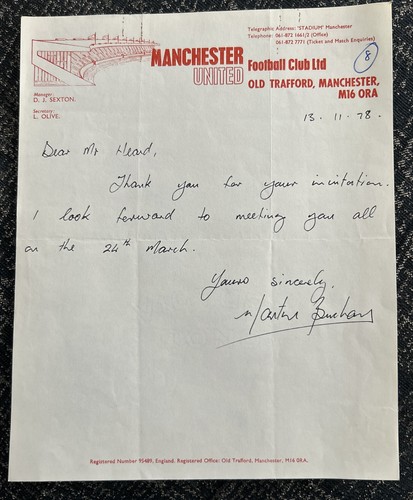 Hand written letter manchester - written,