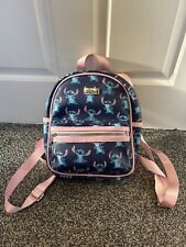 Disney Stitch Bubblegum Navy Pink backpack Bag Mini Backpack Rucksack