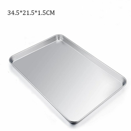 Stainless steel baking tray - stainless,