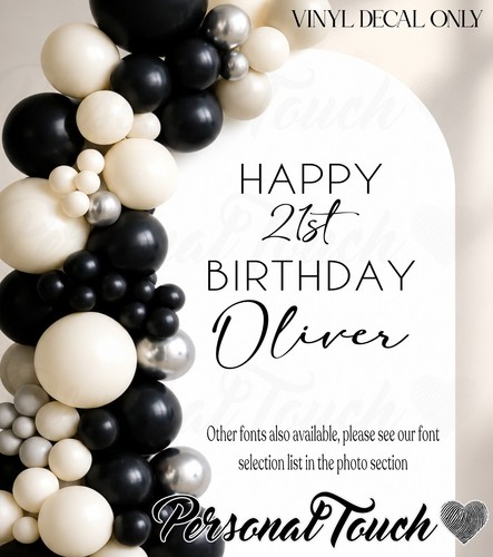 Large personalised birthday - personalised,