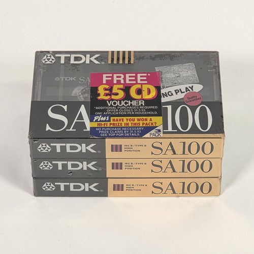 Tdk 100 blank audio - tdk,