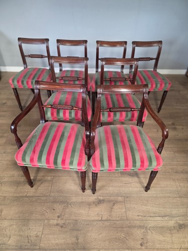 Set regency mahogany - of, 8