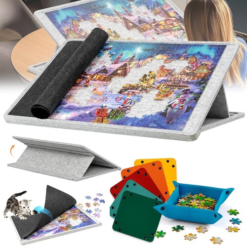 Tilting puzzle board with - board,