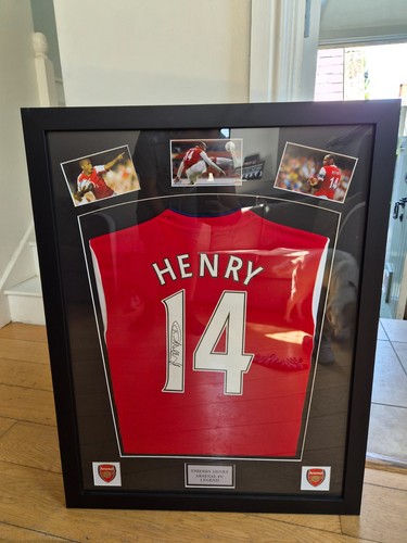 Framed thierry henry - framed, signed