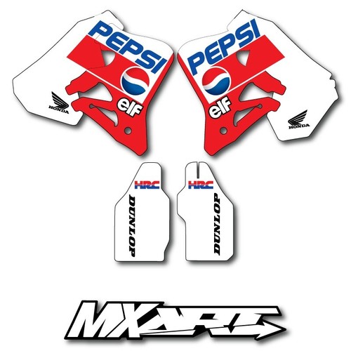 Tank sticker kit for honda - tank, cr