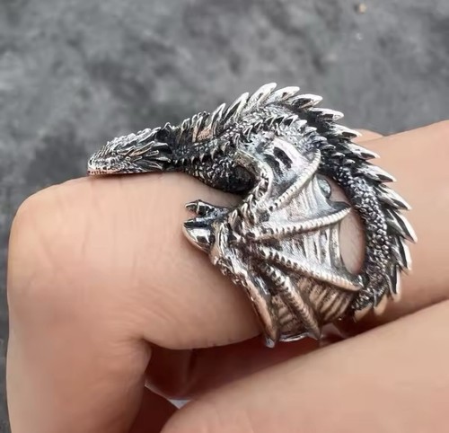 Adjustable ring silver big - adjustable,