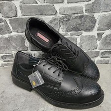 Tomcat Safety Shoes Size 12 (Uk) BROOKLYN S3 ESD Black Leather Brogue