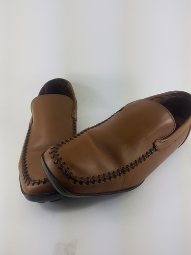 Mens brown leather - leather, casual