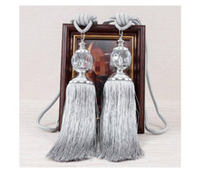 2Pcs Curtain Holdbacks Golden