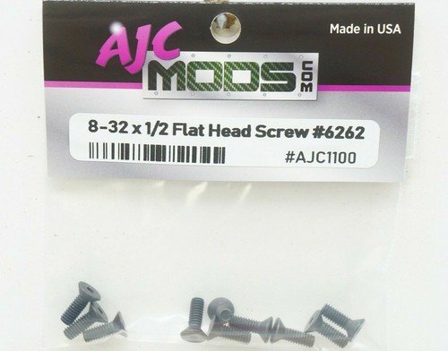 Ajcmods 2 flat head - 8-32, 1/2
