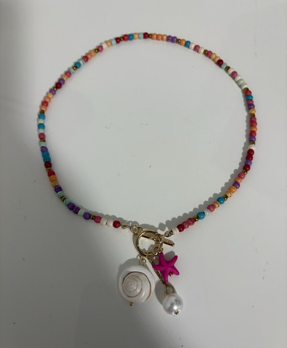 Multicolour beaded ball - multicolour,