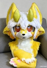 Fursuit Long haired Dog Fox