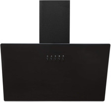 AH60BL 60Cm Black Angled Glass