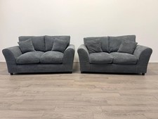 Harry Charcoal Grey Fabric 2