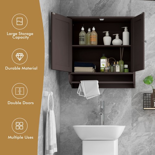 Cabinet wall mounted bathroom - wall,