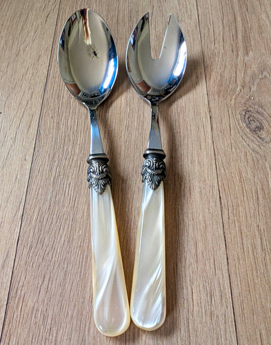 Vintage italian salad servers - salad,