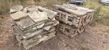 Reclaimed York stone. Random Cravy Paving.. Approx 18/20 Square Metres..JOB LOT!