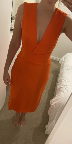 Reiss orange jayla dress worn - dress,,