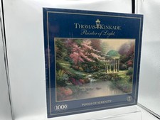New/Sealed Thomas Kinkade Painter Of Light “Pools Of Serenity” 1000 Piece Jigsaw