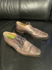 Oliver Sweeney Brogue Shoes Taupe Size 7 