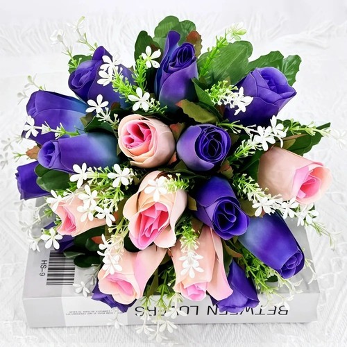 Heads silk rose artificial - 18,