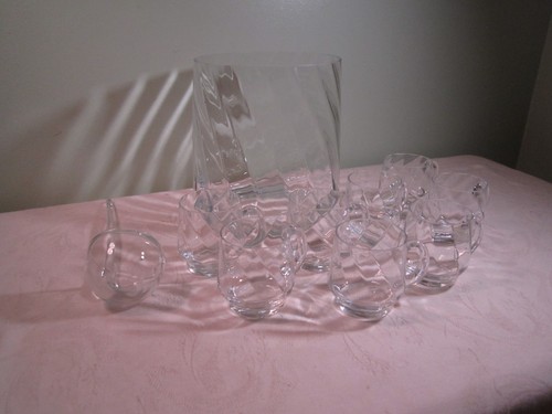 Round swirl crystal clear - round,