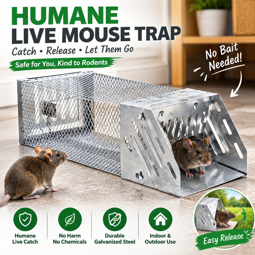 Humane rat trap - trap, catch