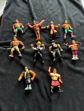 Titan Sports Wcw  WWE Figures Vintage 90s Figures X 8 Rare wrestling  
