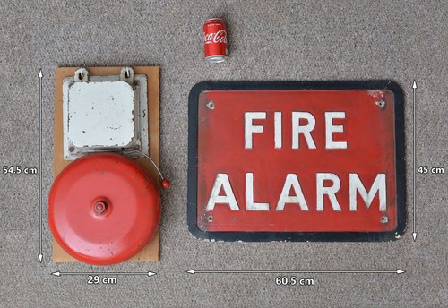 Vintage fire bell metal old