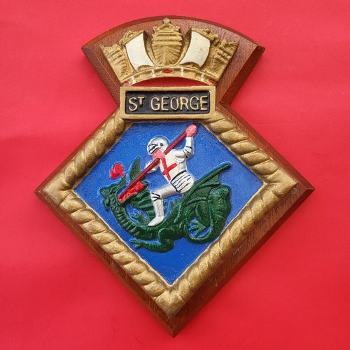 Hms stgeorge hand painted mess - hms,