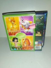 DISNEY BOX SET BAMBI DUMBO JUNGLE BOOK LADY & TRAMP DVD'S 