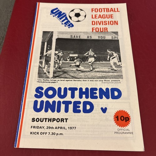 Southend southport 1976 77 - , 1976/77
