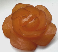 Vintage carved butterscotch