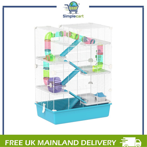 Tier hamster cage with - hamster, twin
