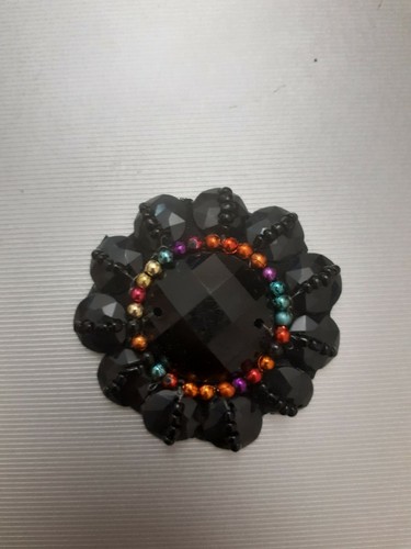 Black rhinestone - black,