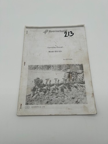 Kverneland plough model lo - kverneland,