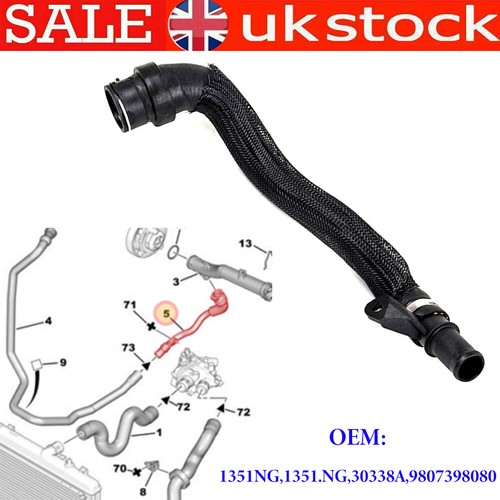 Water pipe radiator coolant - pipe,