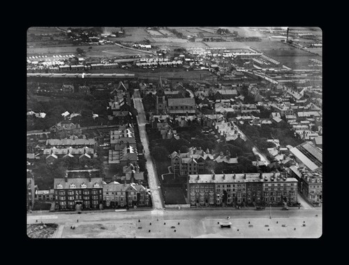Rhyl wales aerial view - view, 1930s