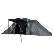 Skandika Daytona XXL 6 person family tent dome 3xcabins mosquito nets New