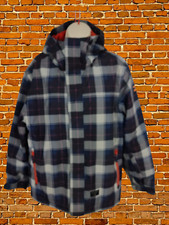 WOMENS BILLABONG SIZE UK 14 NAVY BLACK LIGHT PADDED SKI SNOW JACKET COAT HOOD