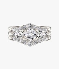 SweetJew 3Pcs Three-Stone