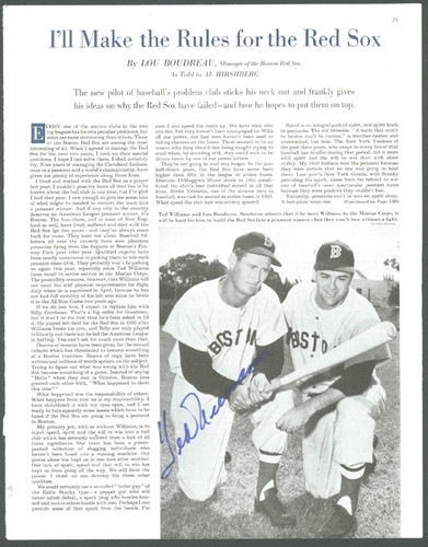 Ted williams magazine - williams,