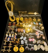 Lot Vintage Antique Cufflinks