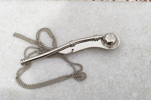Brass bosun pipe - brass,