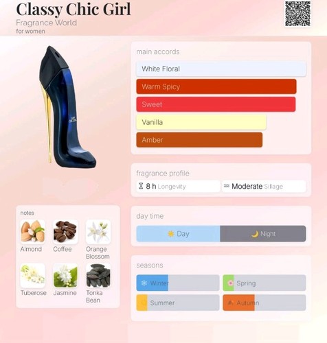 Classy chic girl - chic, edp