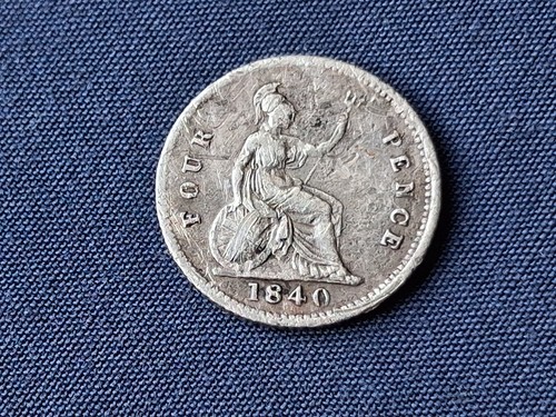 1840 groat silver - 1840, 4d