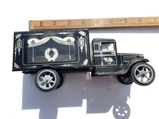 Vintage Tinplate Hearse Lorry 