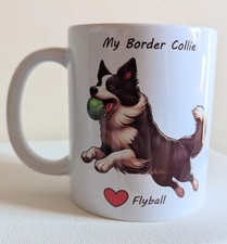 Flyball Dog On Mug Border Collie Dog Flyball 11oz Mug Gift Christmas Birthday 